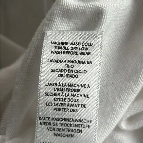 Alternative Apparel Unisex White Long Sleeve Go-To-Tee - white - Picture 6 of 7